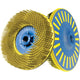 Dedeco Sunburst 4-1/2" EZ-Loc Yellow 80 Grit (Aluminum Oxide) M-14 5/BX