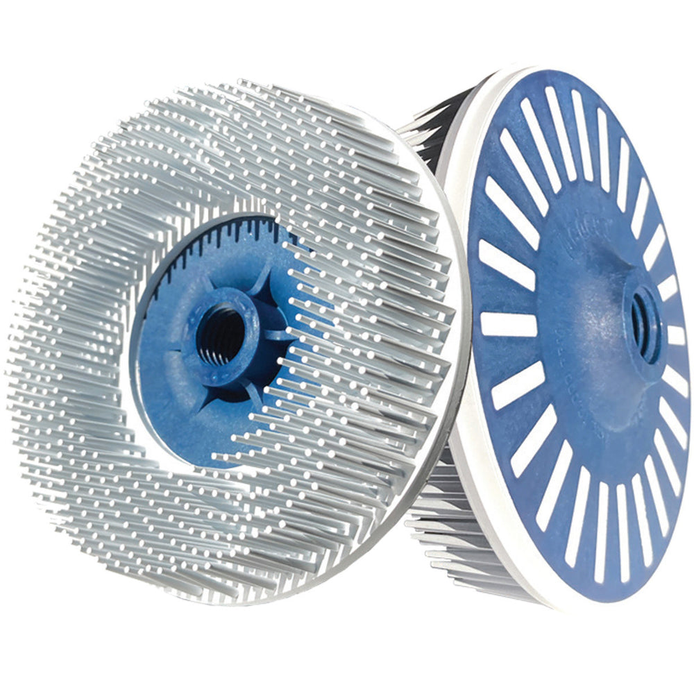 Dedeco Sunburst 4-1/2" EZ-Loc White 120 Grit (Aluminum Oxide) M-14 5/BX