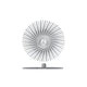 Dedeco Sunburst 3" TA EZ-Loc White 120 Grit (Aluminum Oxide) 10/BX