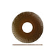 Dedeco SUNBURST 6" TA DISCS BROWN 36 GRIT (A/O) 40/BX