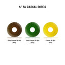 Dedeco SUNBURST 6" TA DISCS YELLOW 80 GRIT (A/O) 40/BX thumbnail 4