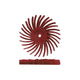 Dedeco SUNBURST 7/8" TC DUAL DISCS RED 220 GRIT (A/O) 12/BX