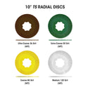 Dedeco SUNBURST 12" X 2" TS WHITE 120 GRIT (A/O) 1/UNIT thumbnail 4