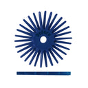 Dedeco Sunburst 1" TS Discs Blue 400 Grit (Aluminum Oxide) 48/BX thumbnail 3