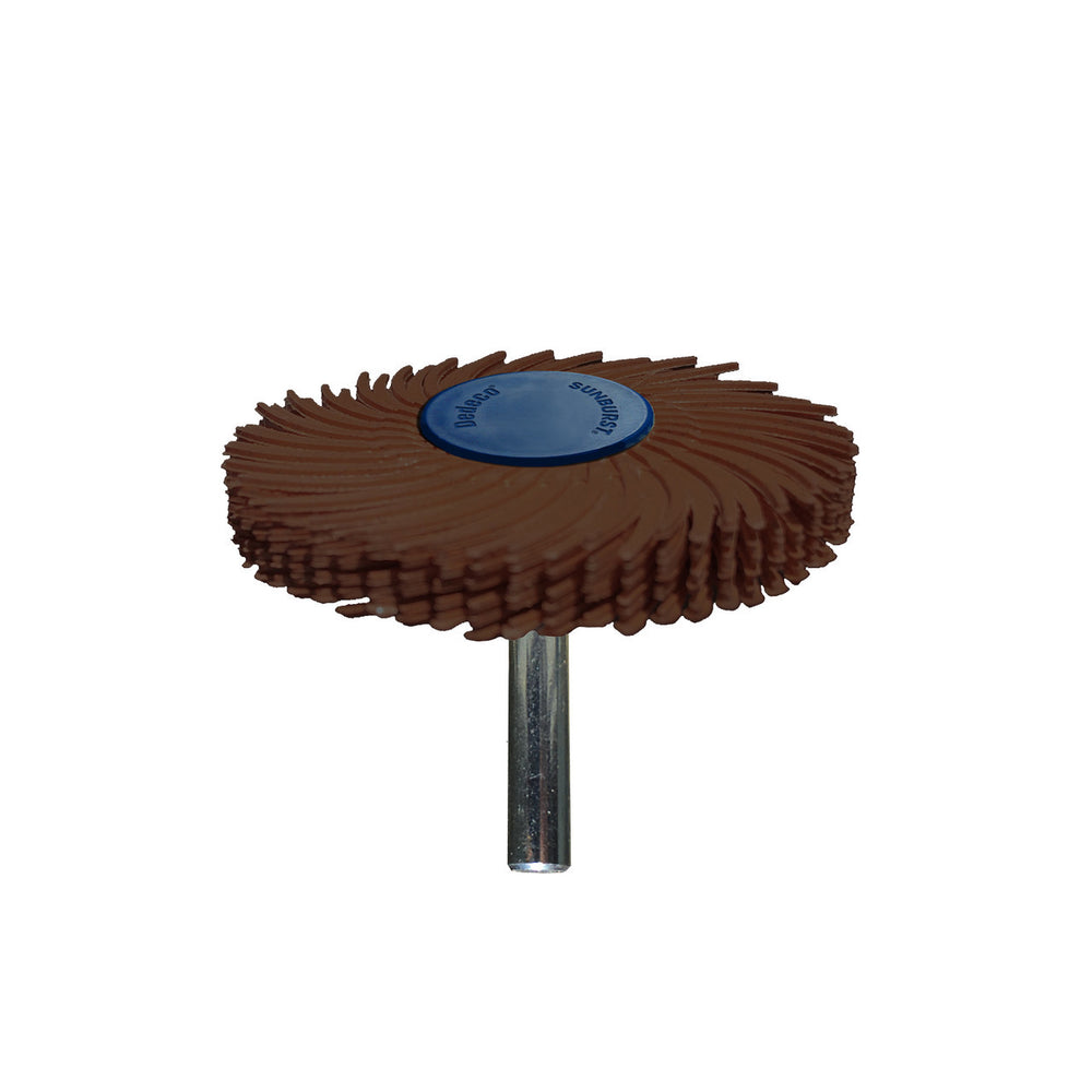 Dedeco Sunburst 2" TC 6-PLY Brown 36 Grit (Aluminum Oxide) 6MM 1/UNIT