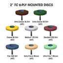 Dedeco Sunburst 2" TC 6-PLY Dark Green 50 Grit (Aluminum Oxide) 6MM 1/UNIT thumbnail 2