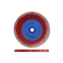 Dedeco Sunburst 4" X 1/2" TC Red 220 Grit (Aluminum Oxide) 1/UNIT thumbnail 3