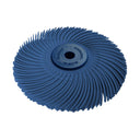 Dedeco Sunburst 4" X 1/2" TC Blue 400 Grit (Aluminum Oxide) 1/UNIT thumbnail 1