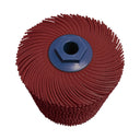 Dedeco Sunburst 4" X 4" TC Brushes Red 220 Grit (A/O) M-14 1/Unit thumbnail 2