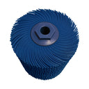 Dedeco Sunburst 4" X 4" TC Brushes Blue 400 Grit (A/O) M-14 1/Unit thumbnail 1