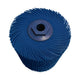 Dedeco Sunburst 4" X 4" TC Brushes Blue 400 Grit (A/O) M-14 1/Unit