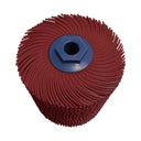 Dedeco Sunburst 4" X 4" TC Brushes Red 220 Grit (A/O) 5/8"-11 1/Unit thumbnail 3