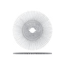 Dedeco Sunburst 3" TS Discs White 120 Grit (A/O) 12/BX thumbnail 2