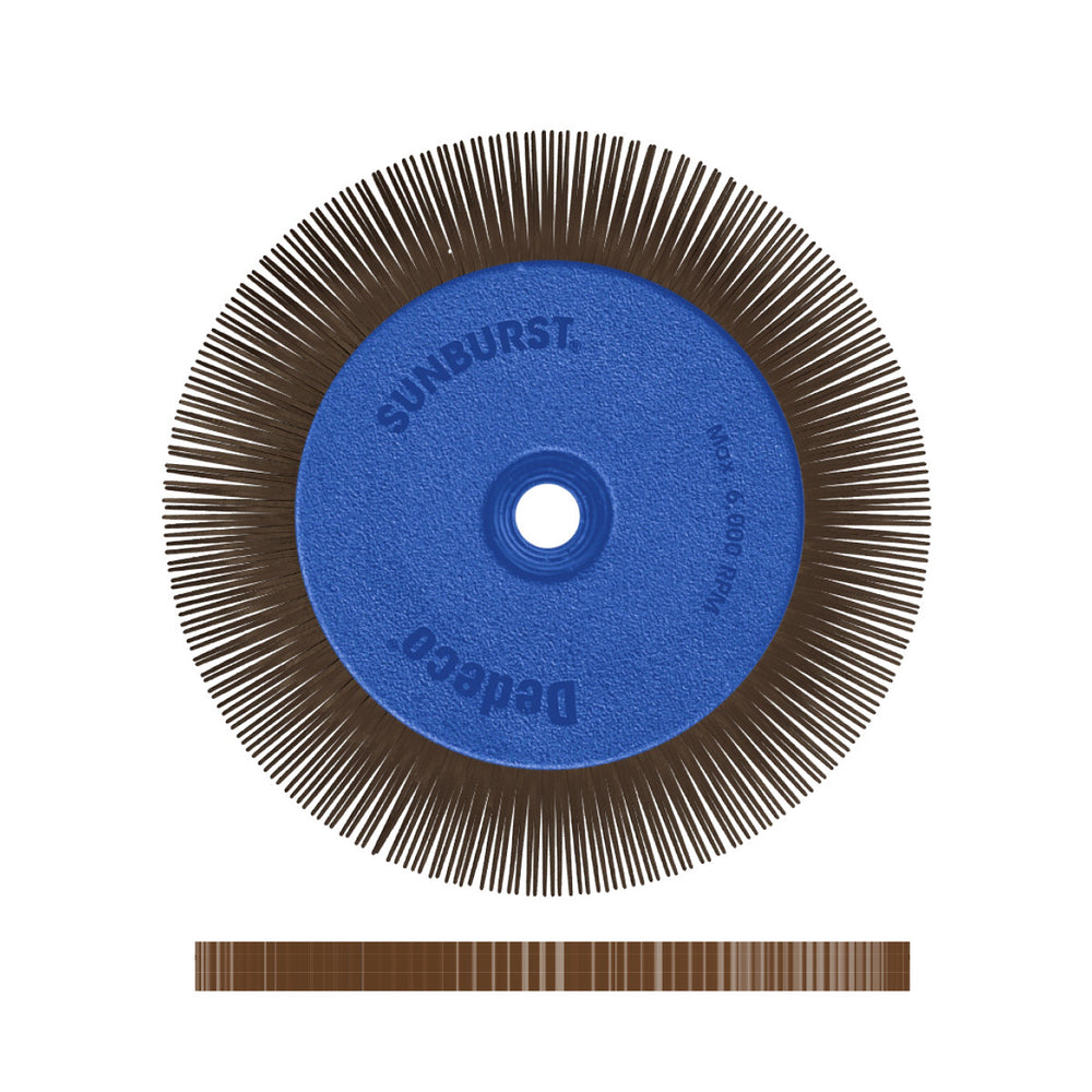 Dedeco Sunburst 6" X 1/2" TS Brown 36 Grit (A/O) 1/Unit
