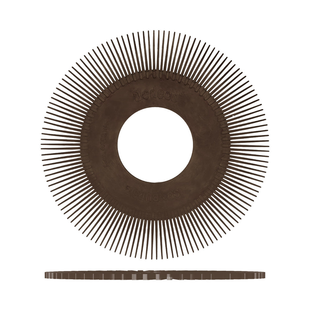 Dedeco Sunburst 6" TS Discs Brown 36 Grit (A/O) 40/BX
