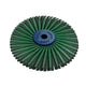 Dedeco Sunburst 4" X 1/2" TA Dark Green 50 Grit (A/O) 1/Unit