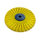 Dedeco Sunburst 4" X 1/2" TA Yellow 80 Grit (A/O) 1/Unit thumbnail 1