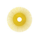 Dedeco Sunburst 2" TS Discs Yellow 80 Grit (A/O) 12/BX thumbnail 3