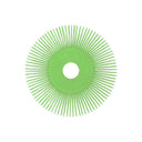 Dedeco Sunburst 2" TS Discs Light Green 1 Micron (A/O) 12/BX thumbnail 2