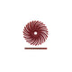 Dedeco Sunburst 9/16" TC Discs Red 220 Grit (Aluminum Oxide) 48/BX