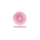 Dedeco Sunburst 9/16" TC Discs Pink 600 Grit (PUMICE) 12/BX thumbnail 3