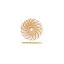 Dedeco Sunburst 9/16" TC Discs Peach 6 Micron (Aluminum Oxide) 48/BX thumbnail 3