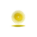 Dedeco Sunburst 1-1/2" TC KNIFE-EDGE Yellow 80 Grit (A/O) 12/BX thumbnail 3