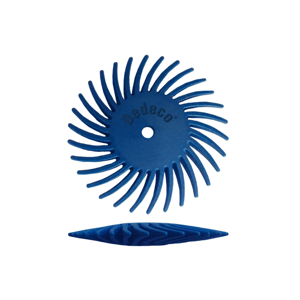 Dedeco Sunburst 1-1/2" TC KNIFE-EDGE Blue 400 Grit (A/O) 12/BX