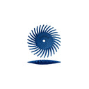 Dedeco Sunburst 1-1/2" TC KNIFE-EDGE Blue 400 Grit (A/O) 12/BX thumbnail 4