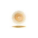 Dedeco Sunburst 1-1/2" TC KNIFE-EDGE Peach 6 Micron (A/O) 12/BX thumbnail 3