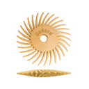 Dedeco Sunburst 1-1/2" TC KNIFE-EDGE Peach 6 Micron (A/O) 12/BX thumbnail 4
