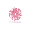 Dedeco Sunburst 3/4" TC Discs Pink 600 Grit (PUMICE) 12/BX thumbnail 3