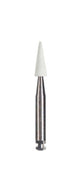 Dedeco 138/CN1 tapered pointed cone RA (right angle) "White Arkansas" aluminum