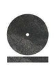 Dedeco Classic BLACK RUBBER WHEELS (7/8" x 1/8") 100/BX