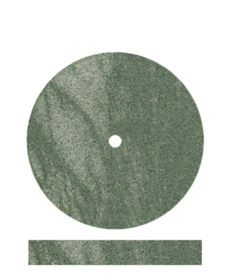 Dedeco Green-Medium Wheels, 7/8" x 1/8" — 100/Box