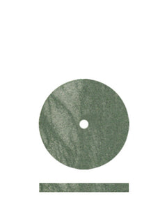 Dedeco Classic GREEN - COARSE RUBBER WHEELS (5/8" x 1/16") 100/BX