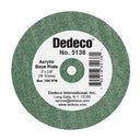 Dedeco Acrylic Base Plate Wheel, 3" x 3/8" — 1/Unit thumbnail 1