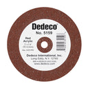 Dedeco Red Stone Lathe Wheel 3" X 1/4" 1/UNIT thumbnail 3