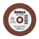 Dedeco Red Stone Lathe Wheel 3" X 3/8" 1/UNIT thumbnail 3