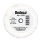 Dedeco White Knock-Down Stone Lathe Wheel 5162 (3" x 3/8") — 1/Unit