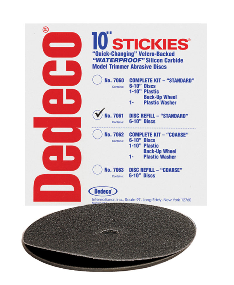 Dedeco Stickies Discs 10" Standard 6/BX
