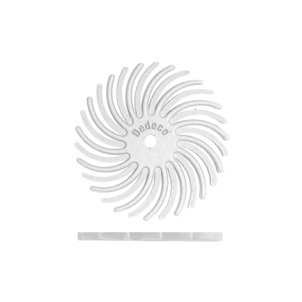 Dedeco Sunburst 7/8" TC Discs White 90 Grit (S/C) 12/BX