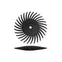 Dedeco Sunburst 7/8" TC Knife-edge Black 240 Grit (S/C) 12/BX thumbnail 2