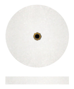 Dedeco Koolies "No Heat" Grinding Wheels, White, Fine, A/O Size 2 (1" x 1/8") — 50/Box