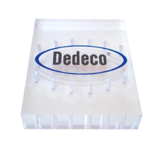 Dedeco Lucite Block 12 Hole 1/16" 1/Unit