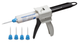 Dentonics Temporary Crown & Bridge Material, Shade A2, 50ml Cartridge with Tips