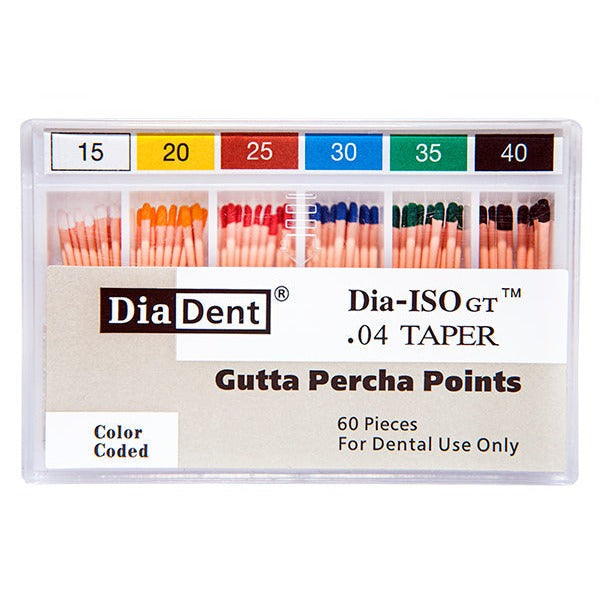 DiaDent DIA-ISO GT Gutta Percha Points .04 #20