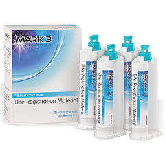 Cargus MARK3 Bite Registration, Fast Set, Vinyl Polysiloxane, 4 x 50ml