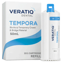 Veratiq Tempora Bis-Acryl Temporary Crown & Bridge Material, 10:1 Automix Cartridge, 50mL Refill, Shade A2 thumbnail 2