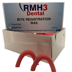 Bite Registration Blocks, Curved — 100/Pack (About 1kg)